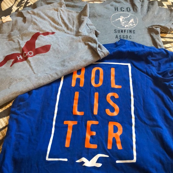 Hollister Other - 3 Hollister t-shirts, size small